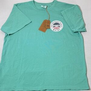 US Vintage Old Orchard Beach Maine Graphic T-Shirt - Green